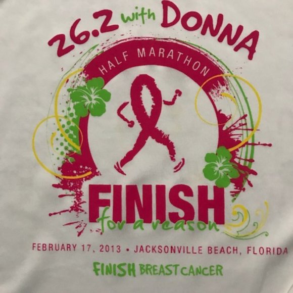 Long Sleeve Marathon T-Shirt in Support of Breast Cancer - Picture 3 of 6